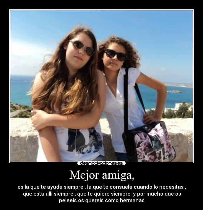 Mejor amiga, -