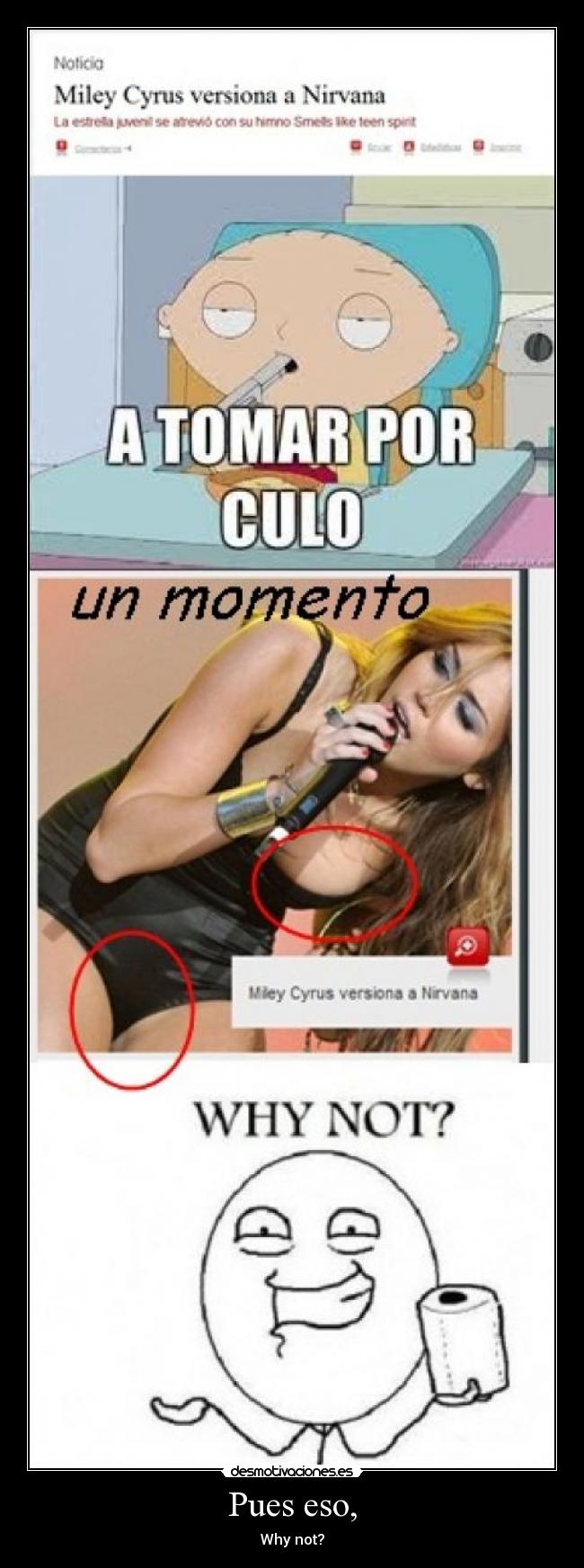 Pues eso, - Why not?