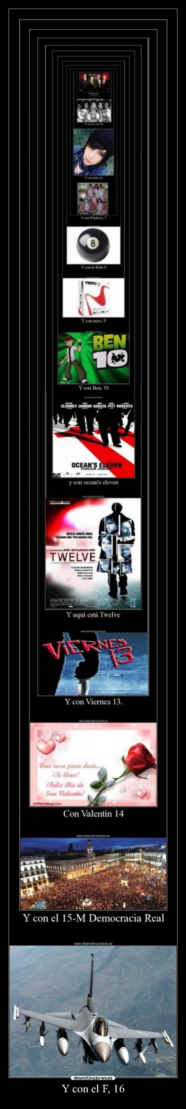 carteles naxoco f-16 desmotivaciones