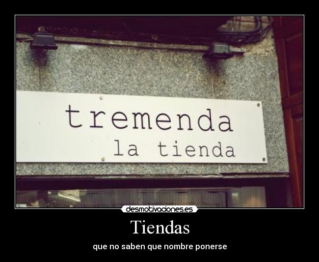 Tiendas - 