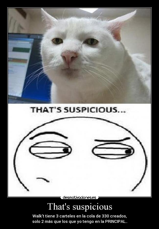 Thats suspicious -