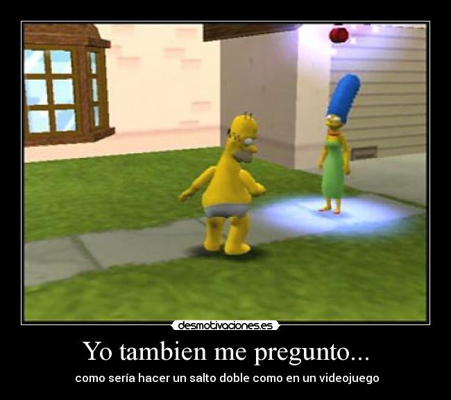 Yo tambien me pregunto... - como sería hacer un salto doble como en un videojuego