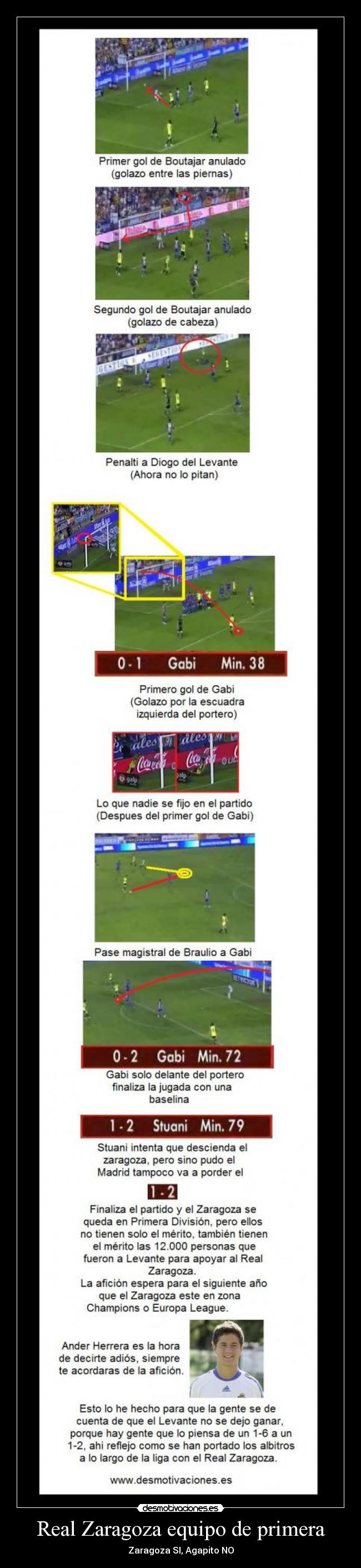 Real Zaragoza equipo de primera - 