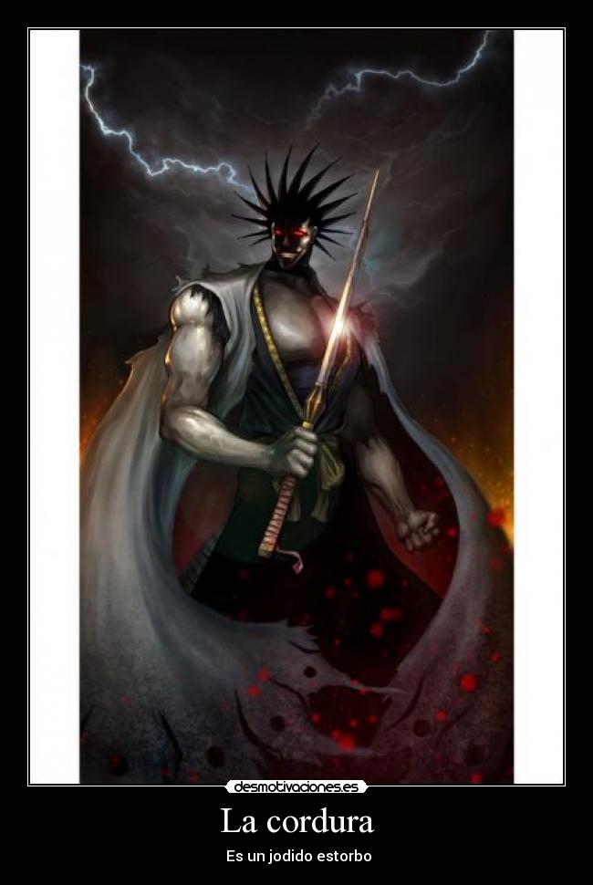 La cordura -