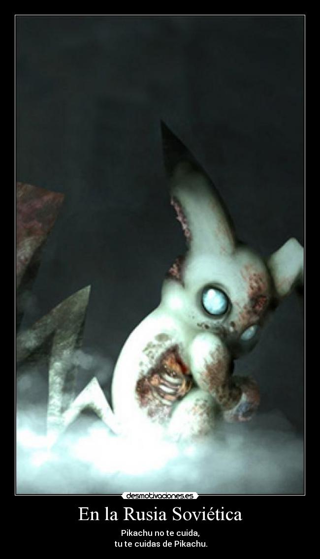 carteles pikachu rusia sovietica desmotivaciones