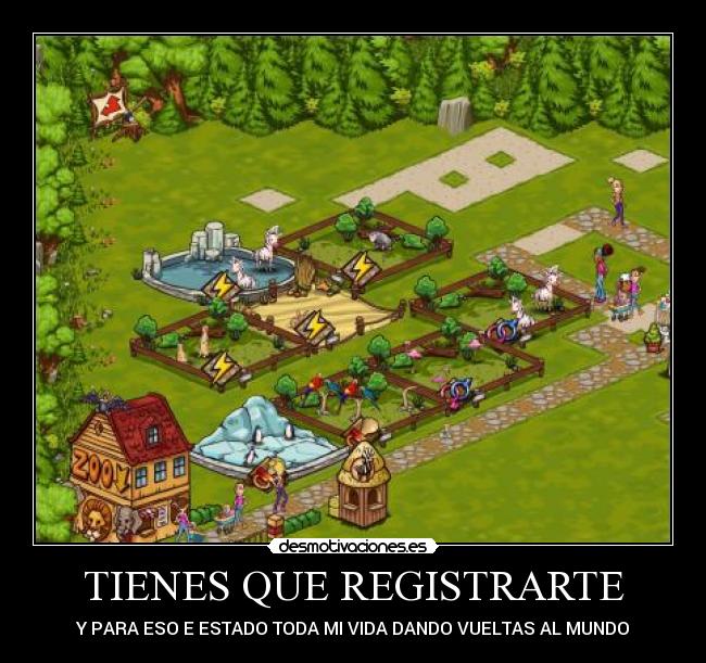 TIENES QUE REGISTRARTE -