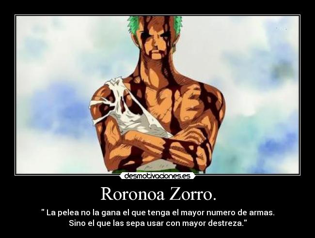 Roronoa Zorro. - 