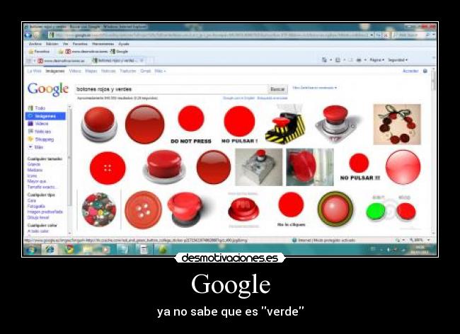 Google - ya no sabe que es verde