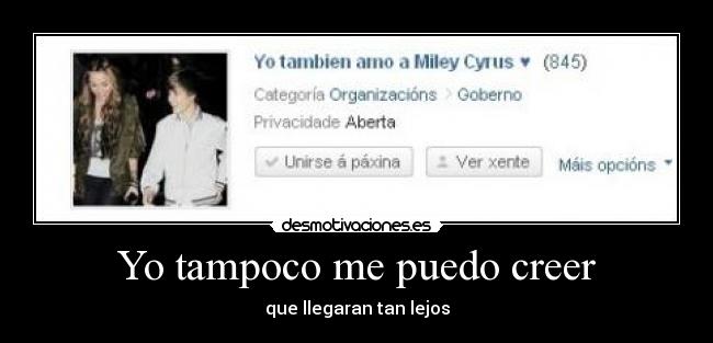 Yo tampoco me puedo creer -