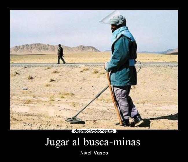 Jugar al busca-minas  - Nivel: Vasco