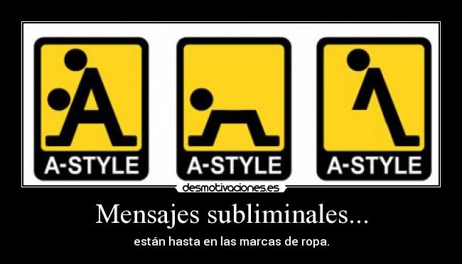 Mensajes subliminales... - 