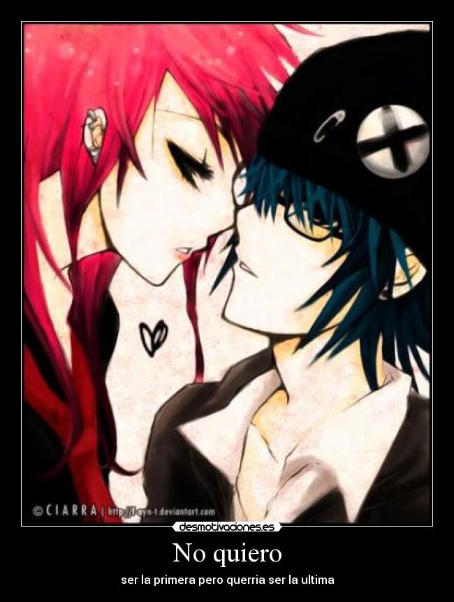 No quiero - ser la primera pero querria ser la ultima