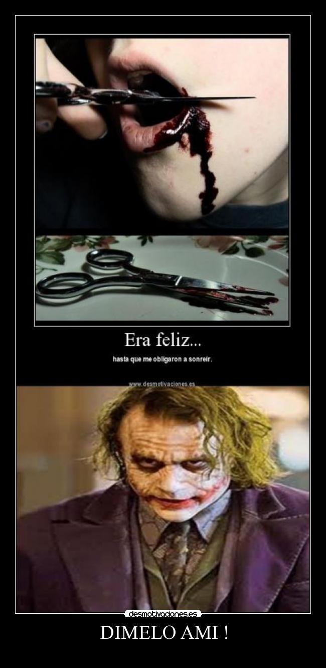 carteles dimelo ami desmotivaciones