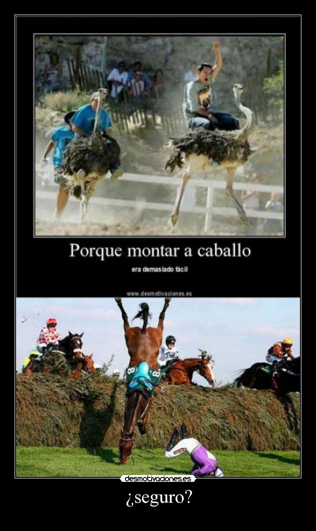 ¿seguro? - 