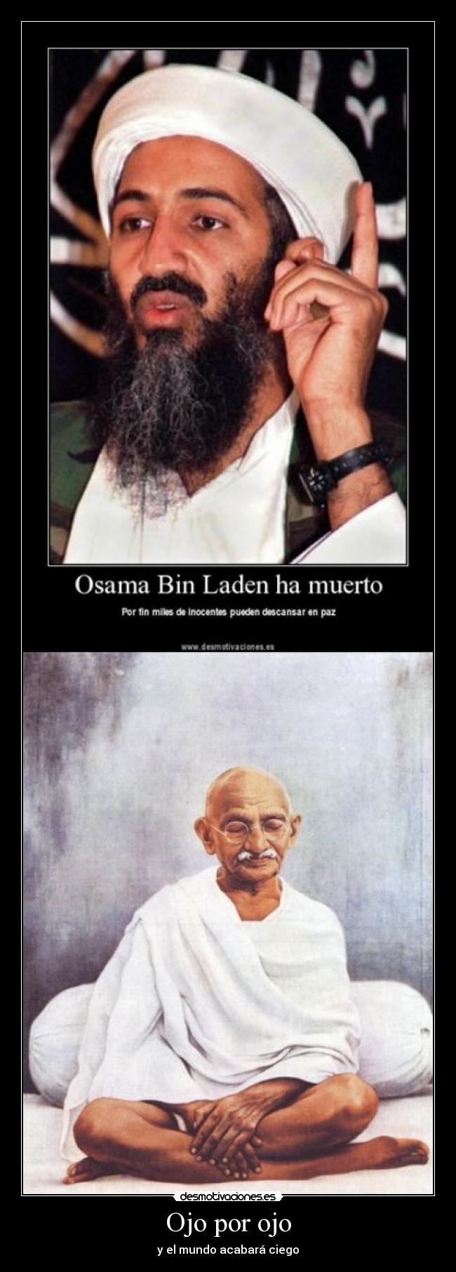 Ojo por ojo - y el mundo acabará ciego