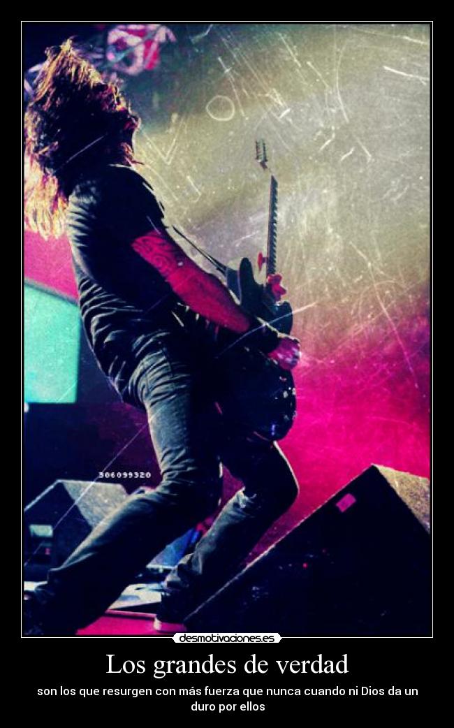 Los grandes de verdad - son los que resurgen con más fuerza que nunca cuando ni Dios da un duro por ellos