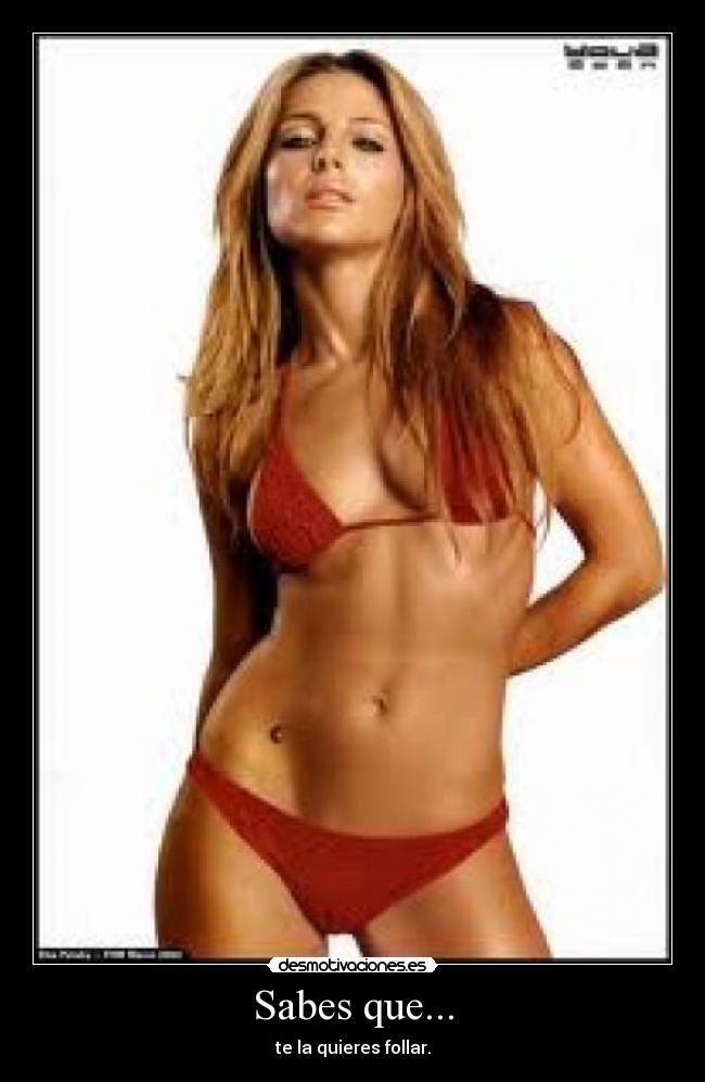Sabes que... - te la quieres follar.