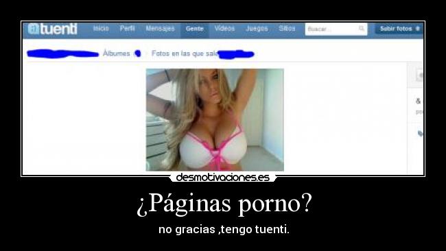 ¿Páginas porno? - 