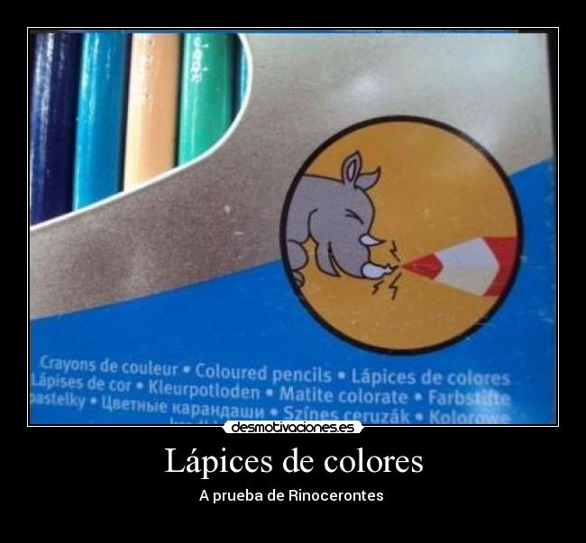 Lápices de colores -
