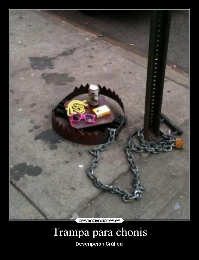 Trampa para chonis - Descripción Gráfica 
