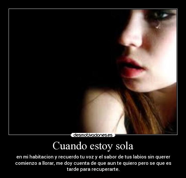 Cuando estoy sola - 