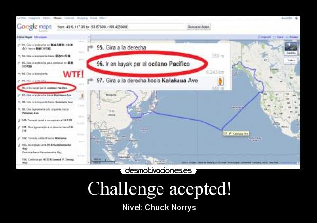 Challenge acepted! - Nivel: Chuck Norrys