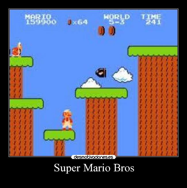 carteles super mario bros desmotivaciones