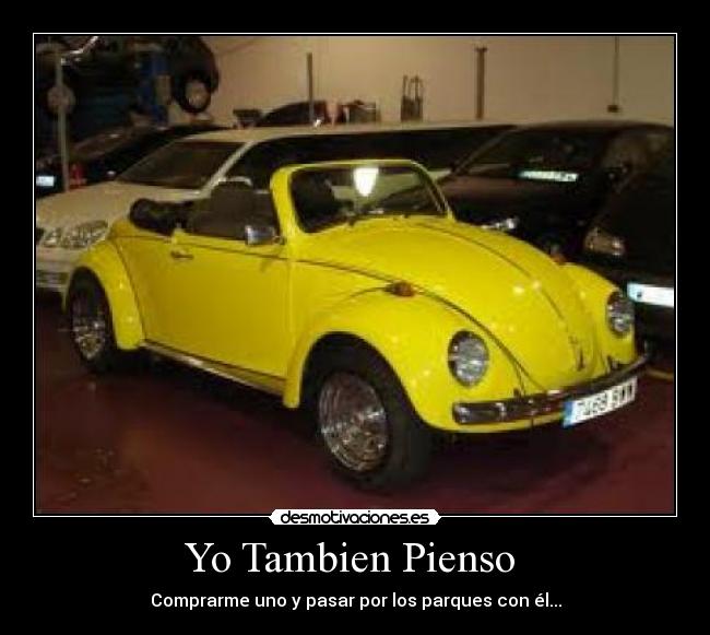 Yo Tambien Pienso  - Comprarme uno y pasar por los parques con él...