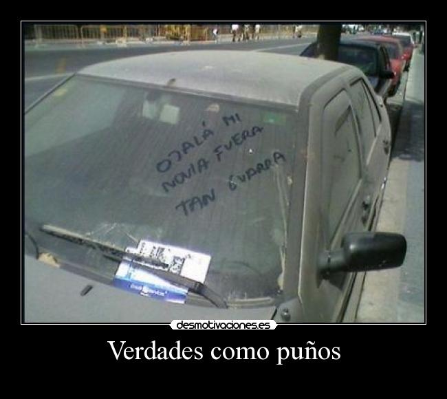 Verdades como puños -
