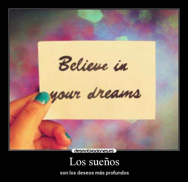 Los sueños - son los deseos más profundos