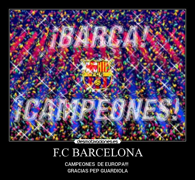 F.C BARCELONA - 