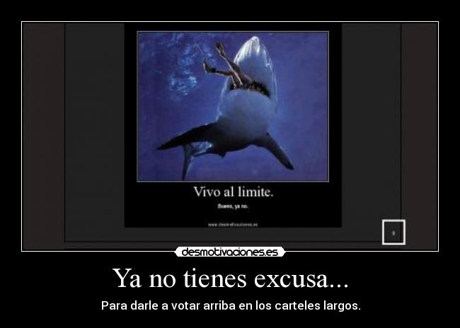 Ya no tienes excusa... - 