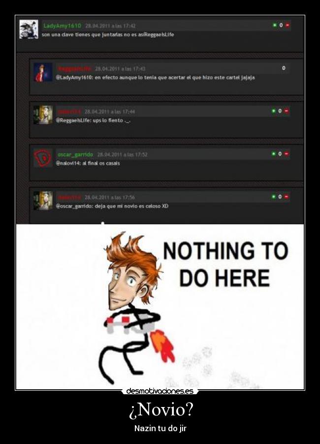 ¿Novio? -