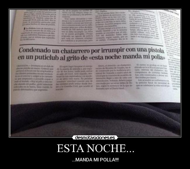 ESTA NOCHE... -