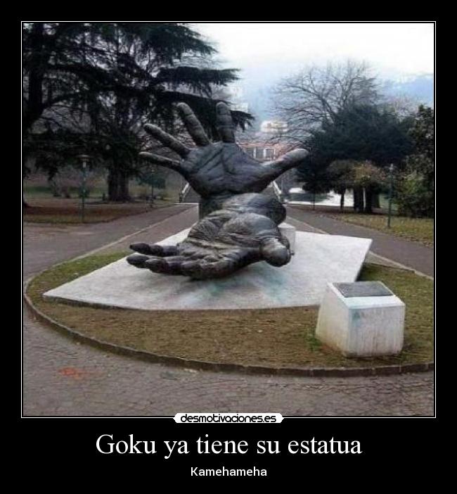 Goku ya tiene su estatua -