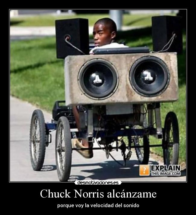 Chuck Norris alcánzame -