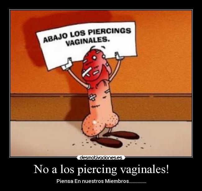 No a los piercing vaginales! - Piensa En nuestros Miembros..............