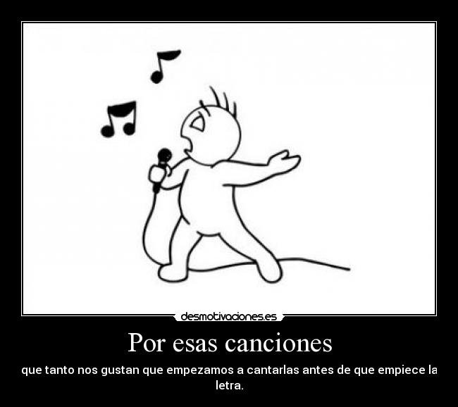 Por esas canciones -
