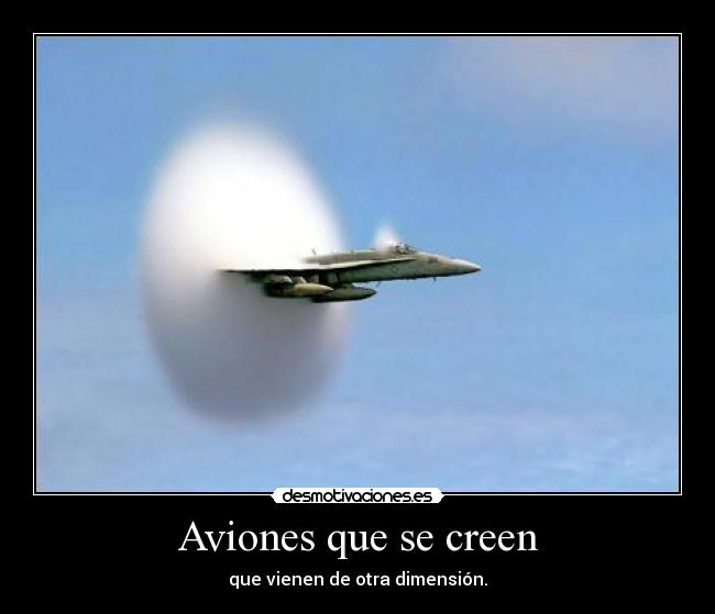 Aviones que se creen - 