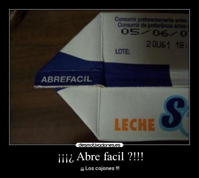¡¡¡¿ Abre facil ?!!! - 