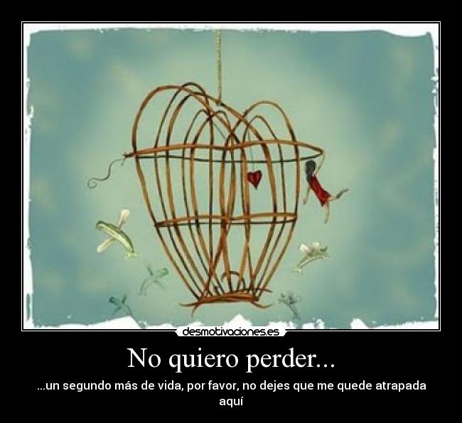 No quiero perder... - 