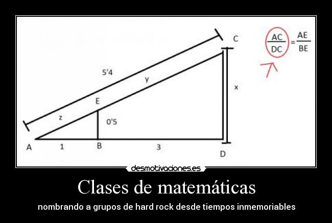 Clases de matemáticas -