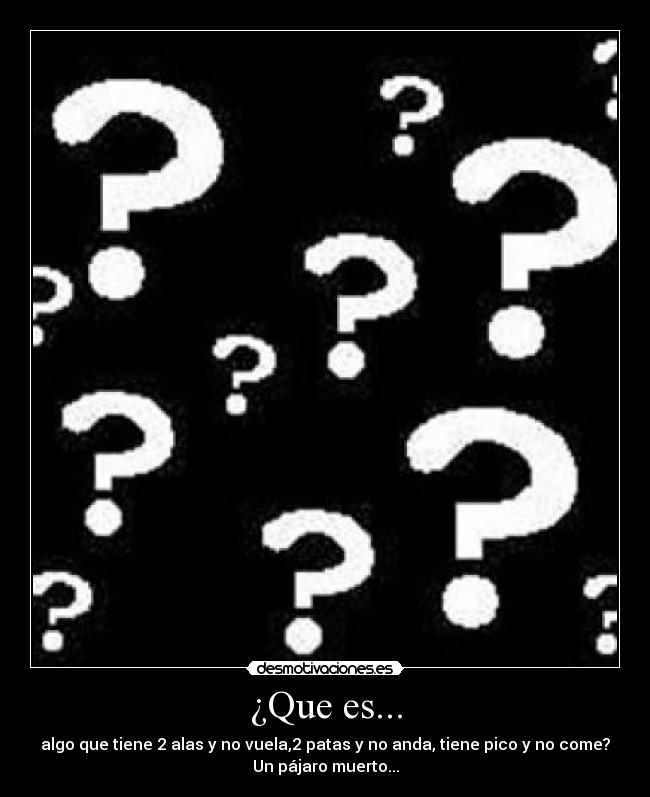 ¿Que es... - 