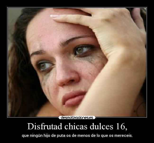 Disfrutad chicas dulces 16, -