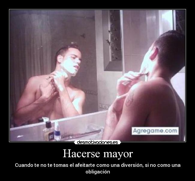 carteles afeitarse desmotivaciones