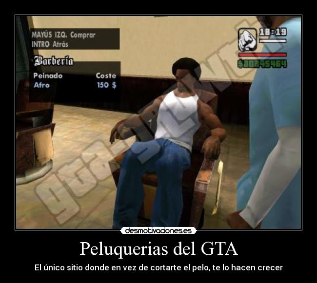 Peluquerias del GTA - El único sitio donde en vez de cortarte el pelo, te lo hacen crecer