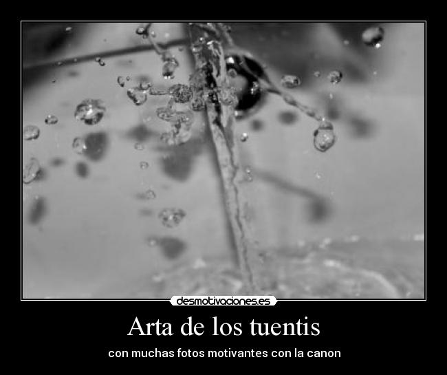Arta de los tuentis - con muchas fotos motivantes con la canon