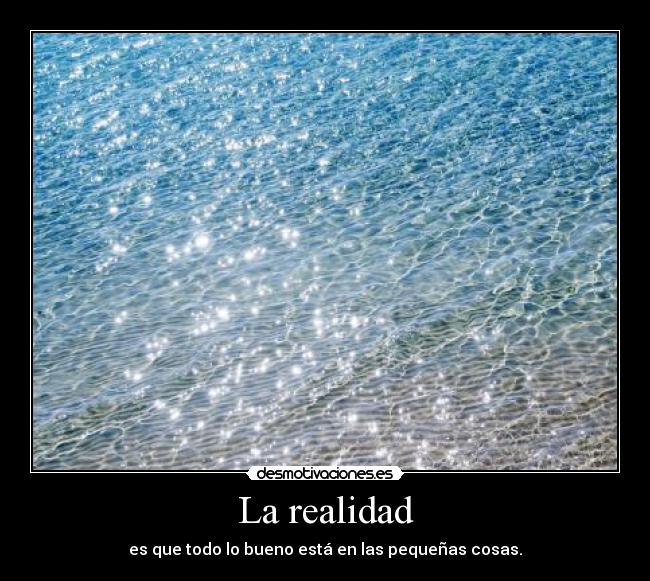 La realidad -