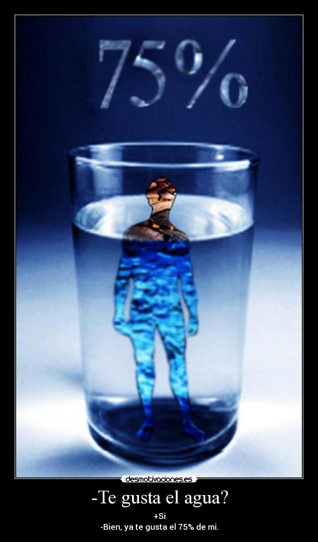 -Te gusta el agua? - 