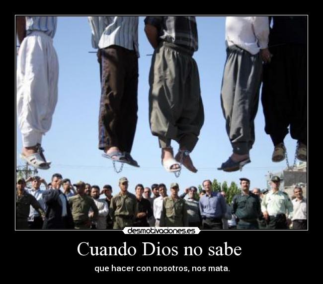 Cuando Dios no sabe -